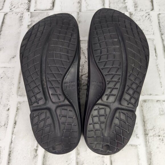 OOFOS OOahh Luxe Slide Women's US 8 EU 39 Metallic Pink Purple Comfort Sandals - Picture 8 of 10